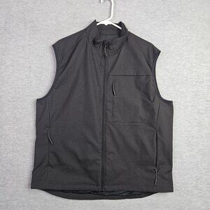 Norse Projects Men's Black Birkholm Solotex Twill Vest Size L